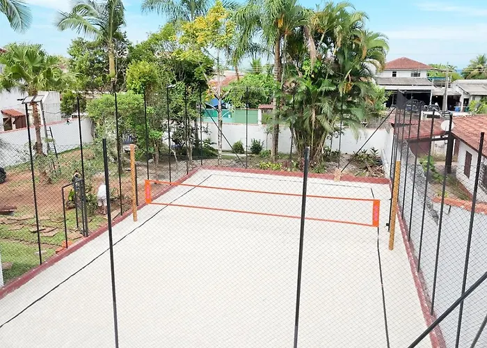 Casa Com Quadra De Areia Boraceia Sao Sebastiao